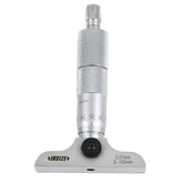 INSIZE Measuring Equipment Insize 4pc Metric Depth Micrometer 0-100mm Range Series 3241-B100